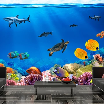 Öntapadó fotótapéta - Underwater kingdom