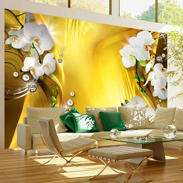 Fotótapéta - Orchid in Gold