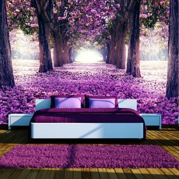 Öntapadó fotótapéta - Flower road