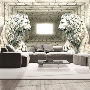 Öntapadó fotótapéta - Chamber of lions