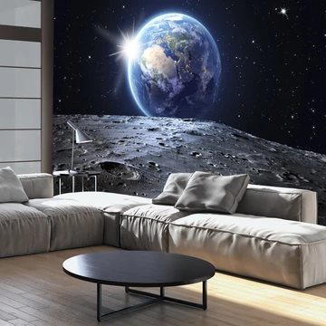 Öntapadó fotótapéta - View of the Blue Planet