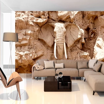 Öntapadó fotótapéta - Stone Elephant (South Africa)
