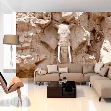 Fotótapéta - Elephant Carving (South Africa)