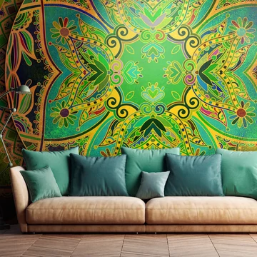 Öntapadó fotótapéta - Mandala: Emerald Fantasy