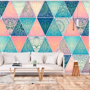 Öntapadó fotótapéta - Oriental Triangles