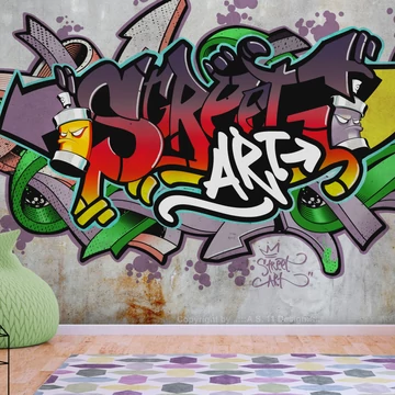 Öntapadó fotótapéta - Street Classic (Reggae Colours)