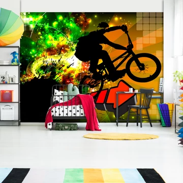 Öntapadó fotótapéta - Bicycle Tricks