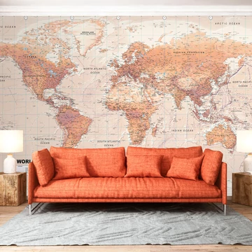 Öntapadó fotótapéta - Orange World
