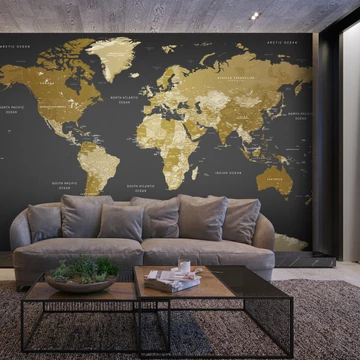 Öntapadó fotótapéta - World Map: Modern Geography