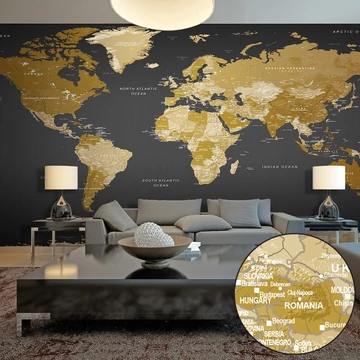 Öntapadó fotótapéta - World Map: Modern Geography II