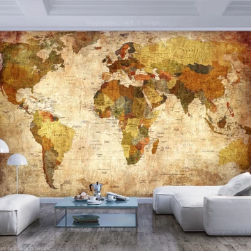 Öntapadó fotótapéta - Old World Map