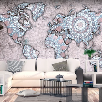 Öntapadó fotótapéta - Travel Mandala