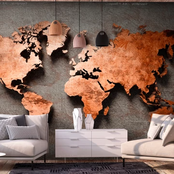 Fotótapéta - Copper Map