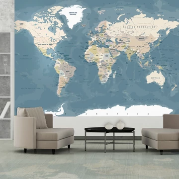 Öntapadó fotótapéta - Vintage World Map
