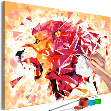 Kifestő - Abstract Lion