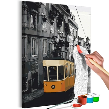 Kifestő - Tram in Lisbon