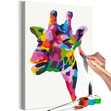 Kifestő - Colourful Giraffe