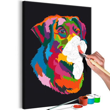 Kifestő - Colourful Dog