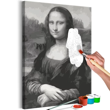 Kifestő - Black and White Mona Lisa