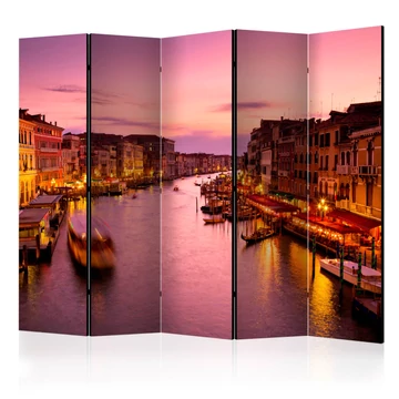 Paraván - City of lovers, Venice by night II [Room Dividers]