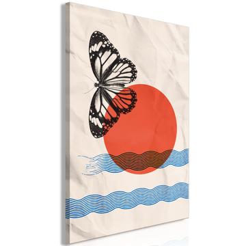 Kép - Butterfly and Sunrise (1 Part) Vertical