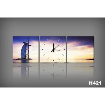 Vászonkép Faliórával Dubai H421