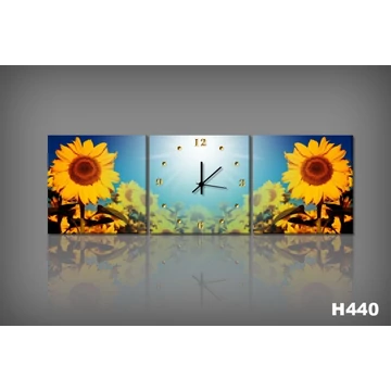 Vászonkép Faliórával soleggiato H440