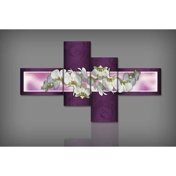 Digital Art vászonkép | 1245Q Nova Viola Orchidea S