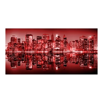 XXL Fotótapéta - Red-hot NYC