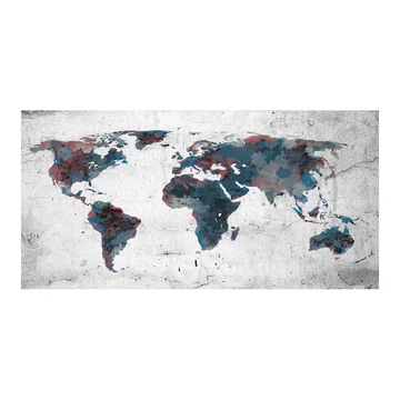 XXL Fotótapéta - World map on the wall