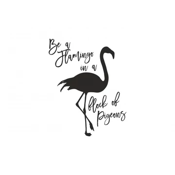 ByHome J39_Flamingo faltetoválás