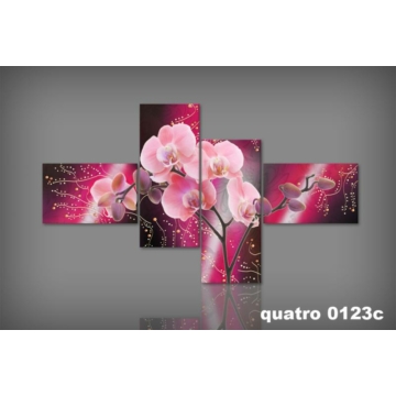 Digital Art vászonkép | 0123Q C Orchidea Aranico S _KK 130x70 cm