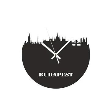 Akril - Budapest - falióra