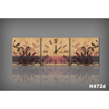 Vászonkép Faliórával H472 Fiore Mosaico