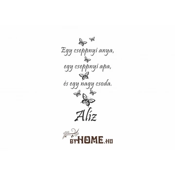 ByHome Felirat 12 faltetoválás