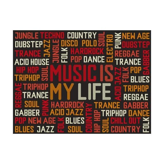 Fotótapéta - Music is my life