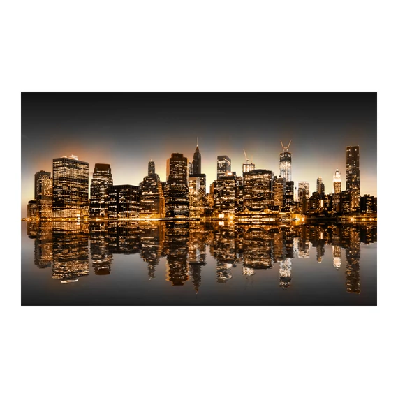 Fotótapéta - New York and gold
