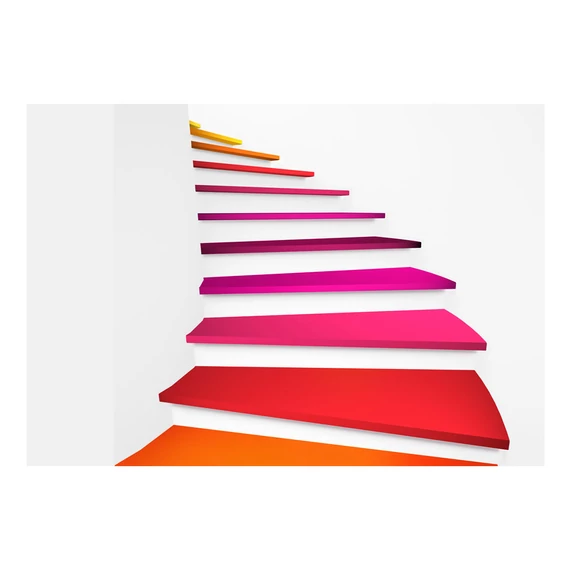Fotótapéta - Colorful stairs