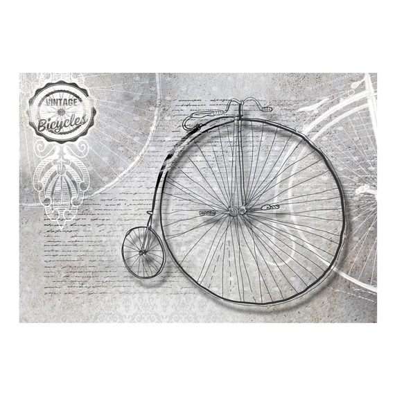 Fotótapéta - Vintage bicycles - black and white