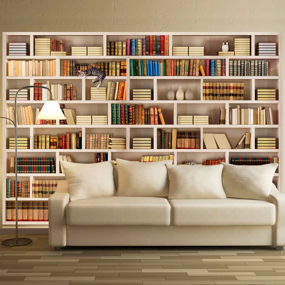 Öntapadó fotótapéta - Home library