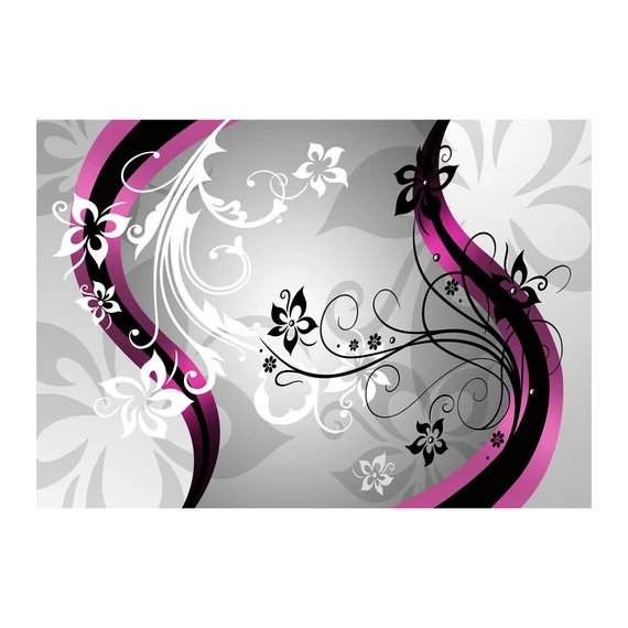 Öntapadó fotótapéta - Art-flowers (pink)