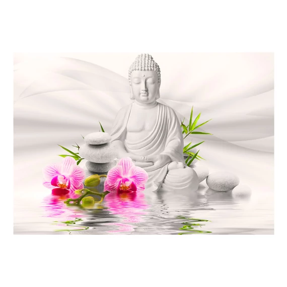 Fotótapéta - Buddha and Orchids
