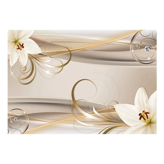 Öntapadó fotótapéta - Lilies and The Gold Spirals