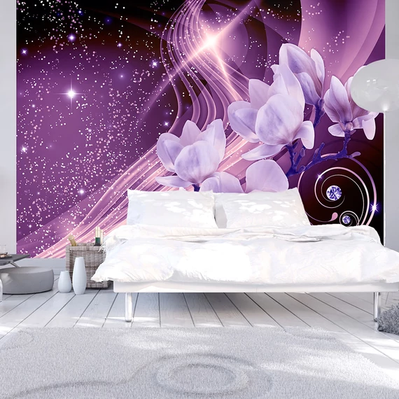 Öntapadó fotótapéta - Purple Milky Way