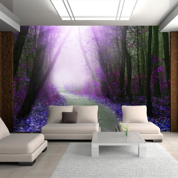 Öntapadó fotótapéta - Purple path