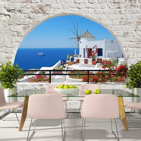 Öntapadó fotótapéta - Summer in Santorini