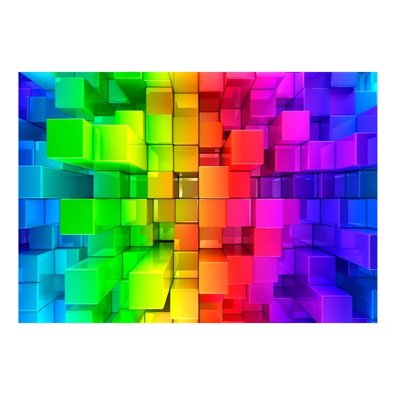 Öntapadó fotótapéta - Colour jigsaw