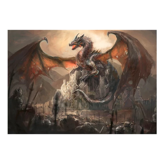 Öntapadó fotótapéta - Dragon castle
