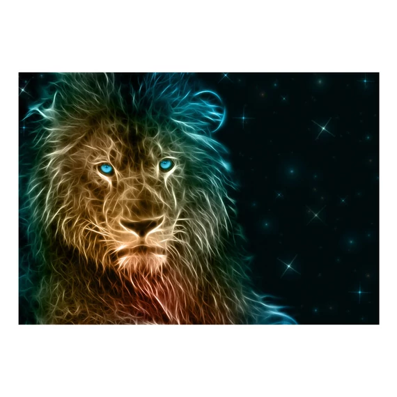 Öntapadó fotótapéta - Abstract lion...