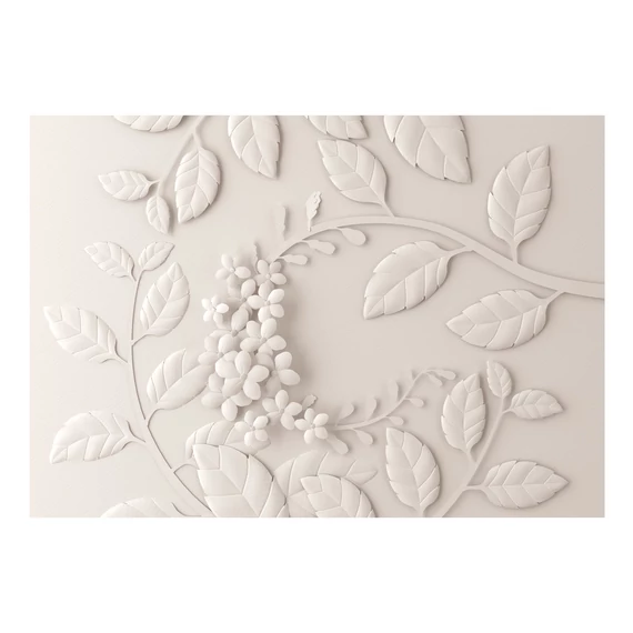 Öntapadó fotótapéta - Paper Flowers (Cream)